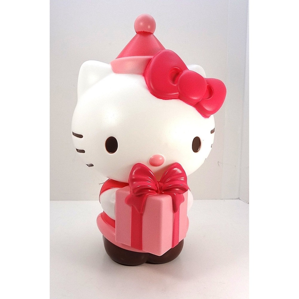 Hello Kitty Christmas Light Up Blow Mold Figurine Holiday Decor 13 Inch high